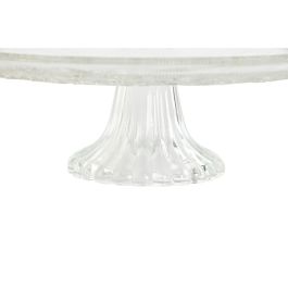 Assiette plate Home ESPRIT Transparent Verre 33 x 33 x 9,4 cm