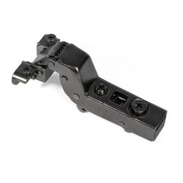 HERRAJES ALK Bisagra Puma Clip Cam 105° pour portes profil aluminium, finition graphite, fermeture amortie