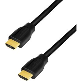 Câble HDMI LogiLink CH0102 3 mètres - HDMI 2.0 - 4K Ultra HD / 60 Hz - HDR - Noir - Connexion type A mâle - Blindé