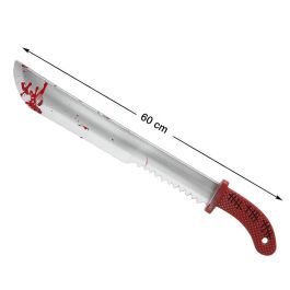 Machete décoratif 60 cm effet oxydé et vieilli pour décor d'horreur, déguisement, figurant zombie ou apocalypse Precio: 11.4999996. SKU: B1E7Q7VZ9P