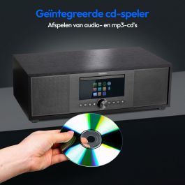 Medion Radio Internet DAB/FM Lecteur CD Son 2.1 80W RMS MED4061275196573