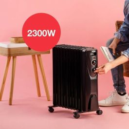 Radiateur à Huile Solac RA810 Noir 2300 W