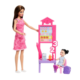 Barbie Coffret Maitresse d'école - Poupée et accessoires de classe - JMK16 - Jouet éducatif et créatif pour enfants dès 3 ans Precio: 49.008. SKU: B16WDA3PLL