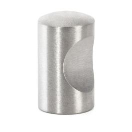 HERRAJES ALK Pomo Acero Inoxidable Gusta D15mm Noir ou Acier Inoxydable Mat