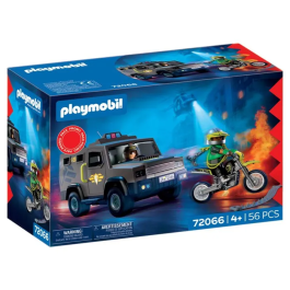 Playmobil 72066 Fourgon d'intervention des forces spéciales City Action - Set Les policiers, Promo Pack 56 pièces, pour enfant dès 4 ans Precio: 51.732. SKU: B13FARE6VF