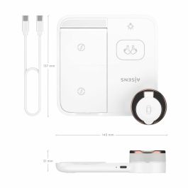 Chargeur sans fil Aisens ASCH-15W4WC061-W 15 W Blanc