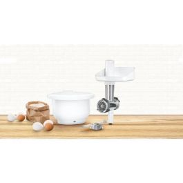 Bosch MUZS2BS - Kit d'accessoires Pâtisserie pour robot pâtissier MUM Serie 2 avec hachoir à viande et bol supplémentaire