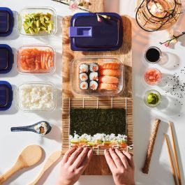 Recipiente Cuadrado Hermético Vidrio Easy Box Luminarc 76 cL