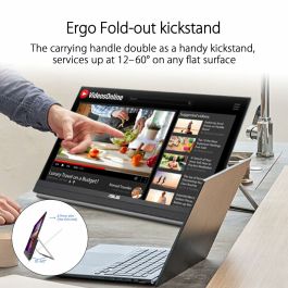 ASUS ZenScreen MB229CF Écran Portable 54.6cm (21.5") Full HD IPS Noir 5ms 100Hz USB-C 60W HDMI 1.4