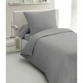 Parure de couette HOME LINGE PASSION Gris clair Lit 2 persones 2 Pièces