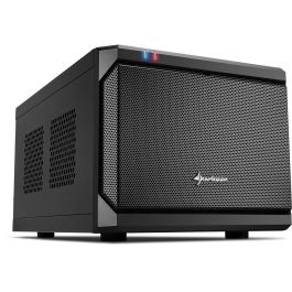 Sharkoon QB One Schwarz - Midi/Minitower ITX, Mini-ITX 3,5 " - PC-/Server Netzteil Kühler - USB, USB 2.0, USB 3.0
