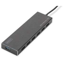 DIGITUS USB-Hub 7-Port 3.0->7xA3.0 m.Netzteil schwarz