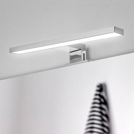 Emuca Spot LED pour miroir de salle de bain Virgo (AC 230V 50Hz), 6 W, Chromé, Plastique