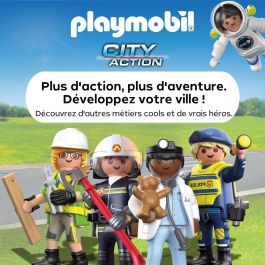 Playmobil 71876 Musée d'Arrestation de Voleurs, Police, Action Urbaine, 50 Pièces, Âges 4+