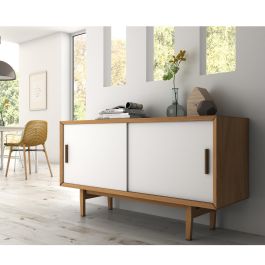 Emuca Kit de ferrures pour Flow 2 portes coulissantes et armoire à fermeture souple avec rails encastrés 2,35m, panneaux non inclus, Anodisé mat