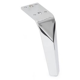 Q&Q Pied métallique pour canapé H150 Modèle River Finition Chrome