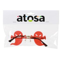 Gafas Fantasmes Rouges pour Déguisement Halloween et Fêtes d'Horreur - Accessoire Halloween 2025