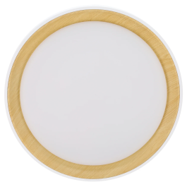 Plafonnier LED Décoratif 40W CCT 3000-6000K (Lumière Réglable) avec Télécommande, Blanc