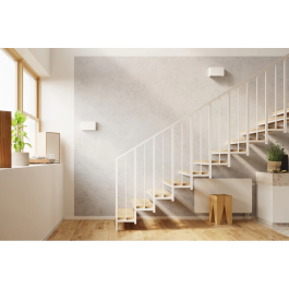 Applique murale "Copertura" SOL-SL.0419 en acier blanc pour intérieur moderne