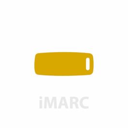 Plaque d'identification Imarc Baggage Jaune Doré
