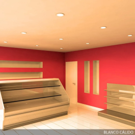 Downlight LED Rond Cristal 12W 1200Lm 2700K Blanc Chaud Ø160mm GR-MB01-12W-WW