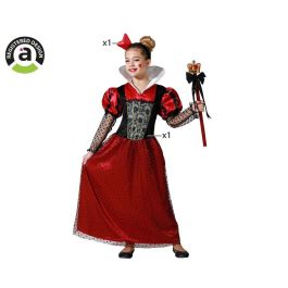 Déguisement Reine de Coeur Fille Rouge 10-12 Ans - Costume de Carnaval Complet avec Diadème en Polyester Precio: 27.072. SKU: B1CWR9ZWAJ