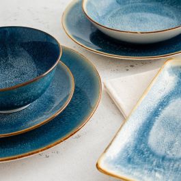 Plato Llano Porcelana Aura Bidasoa 27 cm (12 Unidades)