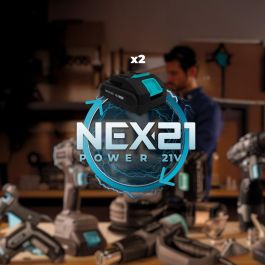 Tondeuse à gazon à batterie Cecotec E7 Liberty Z Plus 20 V 43 cm 20-70 mm 45 L 2 Pièces