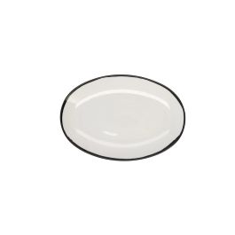 Bandeja Oval Porcelana Reforzada Vital Filo Ariane 26 cm
