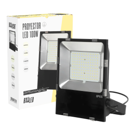 BX3 LIGHT Projecteur LED extérieur 100W IP65, régulation TRIAC, puissance lumineuse 6000 K, réf. BX3-HVFL100WCPCW