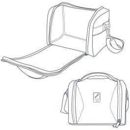 Sac Thermique Milan Sunset Noir 24,5 x 20 x 16 cm