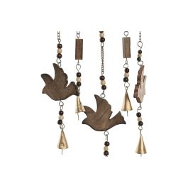 Figurine Décorative Home ESPRIT Marron Arbre Coeur soleil 20 x 20 x 61 cm (3 Unités)