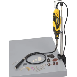 Powerplus POWX1324 - Multi-outil électrique rotatif multifonction 135 W avec 40 accessoires pour percer, fraiser, graver, polir, meuler et poncer