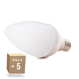 Pack 5 Ampoules LED E14 5W 500lm 2700K 40000H [HO-C37-E14-5W-RC-WW-PK5-AP] Precio: 4.95. SKU: B1BPZ7ECFG