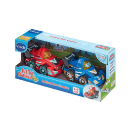 VTech TUT TUT BOLIDES Coffret Duo Course (Louis + Tom) - Véhicules Jouets avec Sons et Lumières - 1 à 5 ans - Multicolore - Jeu en Français