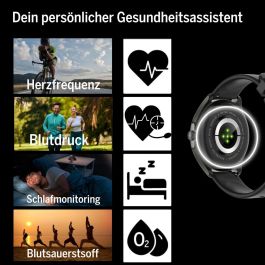 Montre intelligente beafon WATCH 402 43 mm 1,43" Noir