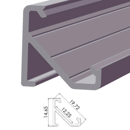 Profilé Aluminium Type ECO P03 1M Precio: 6.5000004. SKU: B1DGFF32P4