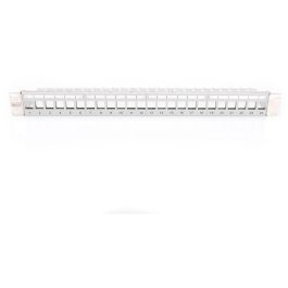 DIGITUS Patchpanel 1HE 24-Port Modular grau transp.-Beschri.