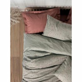 Ensemble de literie 1 housse de couette 220x240 cm + 2 taies d'oreiller 60x60 cm 100% coton rouge ASI8684283425808