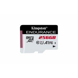 Kingston SDCE/256GB MicroSDXC 256 Go Classe 10 U1 A1 95 Mo/s Lecture 45 Mo/s Écriture Haute Endurance Retail