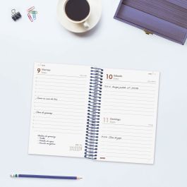 Agenda Finocam YEAR Bleu 11,7 x 18,1 cm 2026