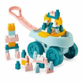 Ecoiffier 7925 BB Abrick - Chariot de construction 40 pièces pour bébé dès 12 mois