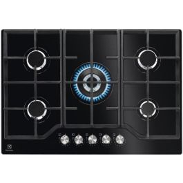 Electrolux Plaque de gaz KGG75362K 5 brûleurs 74 x 51 cm Noire