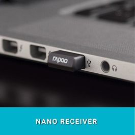 Souris Rapoo 00142012 1000 dpi Noir