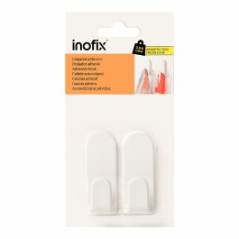 Affichette de poignée de porte Inofix taga Blanc 1,5 Kg Adhésif (2 Unités)