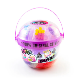 Canal Toys So Slime - Mega Slime Bucket - 4 Slimes Géantes avec Décorations - SSC 394 - Jouet pour Enfants dès 6 Ans