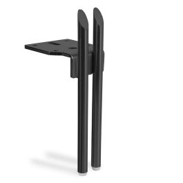 Q&Q Pata Ten H120 Negro Mate H.Total 170 Acier Noir Mat 174mm