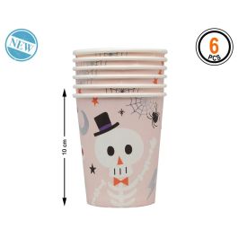 VASOS - Lot de 6 verres en papier pour Halloween, rose, pour enfants, capacité 10 cl, idée de décoration de fête Precio: 0.924. SKU: B1BZTNBBD3