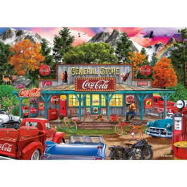 Schmidt Spiele Puzzle 1000 Pièces Magasin Coca Cola - Paysage Détailé, À Partir de 12 Ans