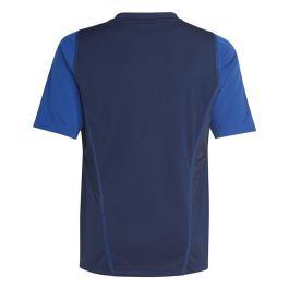 Maillot de Football à Manches Courtes pour Enfants Adidas HK7639 Bleu (7-8 Ans)